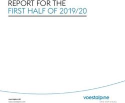 REPORT FOR THE FIRST HALF OF 2019/20 - Voestalpine