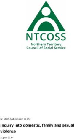 Inquiry into domestic, family and sexual violence - NTCOSS Submission to the - Parliament ...