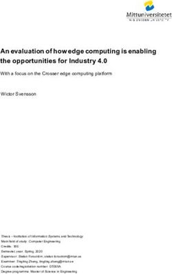 AN EVALUATION OF HOW EDGE COMPUTING IS ENABLING THE OPPORTUNITIES FOR INDUSTRY 4.0 - DIVA