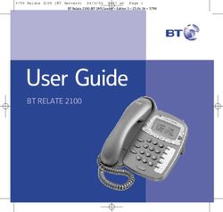 User Guide BT RELATE 2100 - Telephones UK