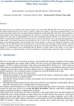 An economic, environmental and transport evaluation of the Ecopass scheme in Milan: three years later