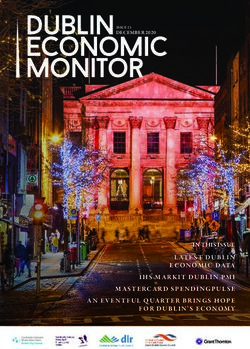 L ATE ST DUBLIN ECONOMIC DATA IHS M ARK IT DUBLIN PMI M ASTERC ARD SPENDINGPULSE AN EVENTFUL QUARTER BRINGS HOPE FOR DUBLIN'S ECONOMY - IN THIS ...