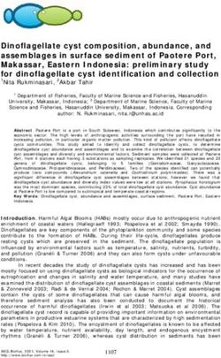 Dinoflagellate cyst composition, abundance, and assemblages in surface sediment of Paotere Port, Makassar, Eastern Indonesia: preliminary study ...