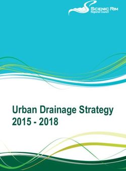 Urban Drainage Strategy 2015 2018