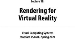 Rendering for Virtual Reality - Lecture 18: Visual Computing Systems Stanford CS348K, Spring 2021