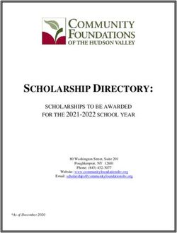 SCHOLARSHIP DIRECTORY: SCHOLARSHIPS TO BE AWARDED FOR THE 2021-2022 SCHOOL YEAR - The Community ...