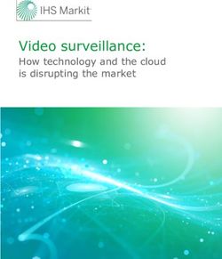 Video surveillance: How technology and the cloud is disrupting the market - IHS Markit
