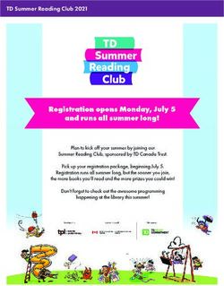 TD Summer Reading Club 2021 - St. Thomas Public Library