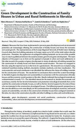 Green Development in the Construction of Family Houses in Urban and Rural Settlements in Slovakia - MDPI