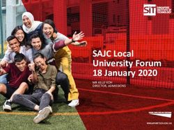 SAJC Local University Forum 18 January 2020 - MR KELLY KOH DIRECTOR, ADMISSIONS