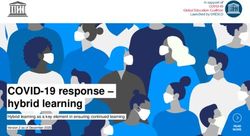 COVID-19 response - hybrid learning - Hybrid learning as a key element in ensuring continued learning - UNESCO
