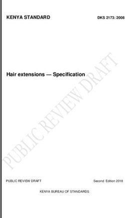 KENYA STANDARD Hair extensions - Specification - DKS 2173: 2008 - Punto Focal