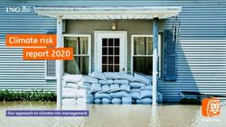 Climate risk report 2020 - Our approach to climate risk management