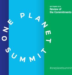 Review of the Commitments - SEPTEMBER 2018 - #oneplanetsummit
