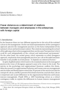 Power distance as a determinant of relations between managers and employees in the enterprises with foreign capital
