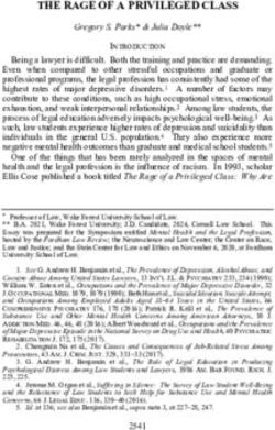 THE RAGE OF A PRIVILEGED CLASS - Fordham Law Review