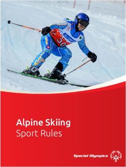Alpine Skiing Sport Rules - ALPINE SKIING SPORT RULES - Special Olympics