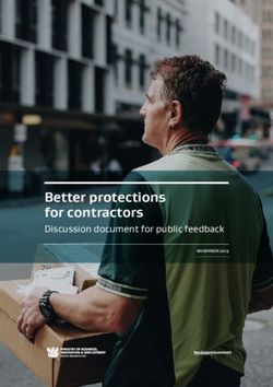 Better protections for contractors - Discussion document for public feedback - MBIE
