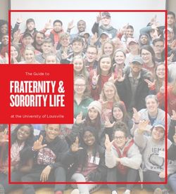 FRATERNITY & SORORITY LIFE - The Guide to at the University of Louisville - University of ...