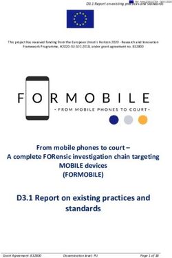 D3.1 Report on existing practices and standards