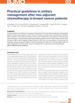 Practical guidelines in axillary management after neo-adjuvant chemotherapy in breast cancer patients - BJMO