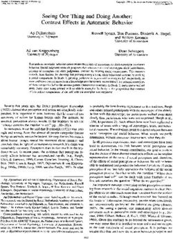 Seeing One Thing and Doing Another: Contrast Effects in Automatic Behavior