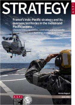 STRATEGY France's Indo-Pacific strategy and its overseas territories in ...