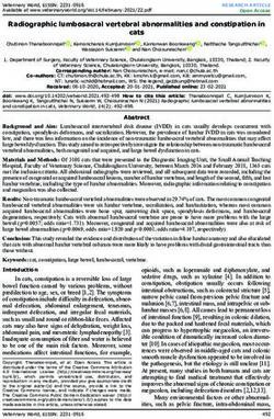 Radiographic lumbosacral vertebral abnormalities and constipation in cats