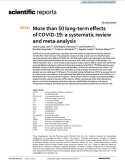 More than 50 long term effects of COVID 19: a systematic review and meta analysis - Nature