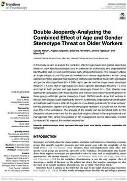 Double Jeopardy-Analyzing the Combined Effect of Age and Gender Stereotype Threat on Older Workers - Frontiers