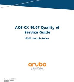 AOS-CX 10.07 Quality of Service Guide - 8360 Switch Series