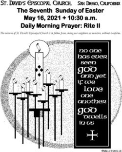 The Seventh Sunday of Easter May 16, 2021 + 10:30 a.m. Daily Morning Prayer: Rite II