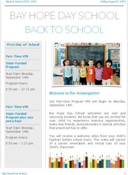 BAY HOPE DAY SCHOOL BACK TO SCHOOL - Bayhope Day School