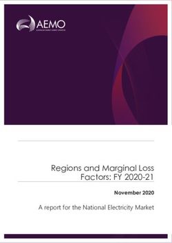 Regions and Marginal Loss Factors: FY 2020-21 - A report for the National Electricity Market - Australian ...