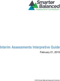 Interim Assessments Interpretive Guide - February 21, 2019 2019 Smarter Balanced Assessment Consortium - Smarter Balanced Member Portal