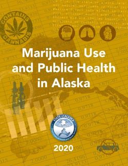 Marijuana Use and Public Health in Alaska 2020