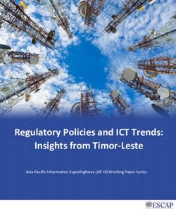Regulatory Policies and ICT Trends: Insights from Timor-Leste - Asia-Pacific Information Superhighway (AP-IS) Working Paper Series - United ...