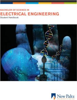 ELECTRICAL ENGINEERING - Student Handbook BACHELOR OF SCIENCE IN