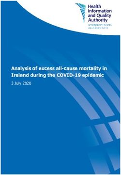 Analysis of excess all-cause mortality in Ireland during the COVID-19 epidemic - 3 July 2020 - HIQA