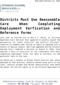 Districts Must Use Reasonable Care Completing Employment Verfication and Reference Forms - Hauser ...