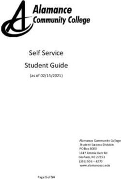 Self Service Student Guide - (as of 02/15/2021) Alamance Community College Student Success Division