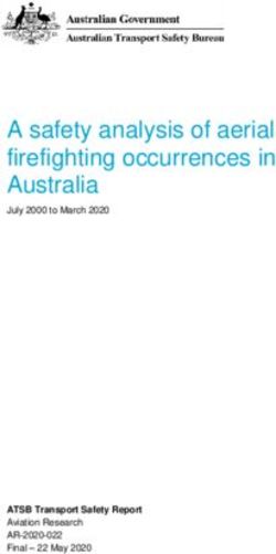 A safety analysis of aerial firefighting occurrences in Australia - ATSB Transport Safety Report