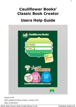 Cauliflower Books' Classic Book Creator Users Help Guide