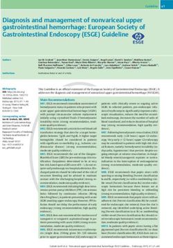 Diagnosis And Management Of Nonvariceal Upper Gastrointestinal ...