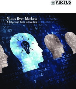Minds Over Markets A Behavioral Guide to Investing - Virtus Investment Partners