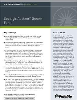 Strategic Advisers Growth Fund - Fidelity Investments