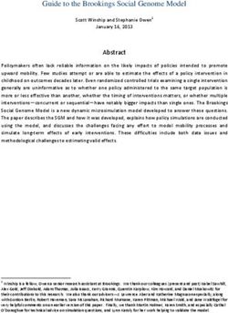 Guide to the Brookings Social Genome Model