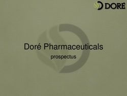 Doré Pharmaceuticals prospectus - UNIDO