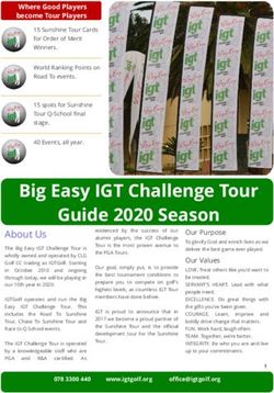 Big Easy IGT Challenge Tour Guide 2020 Season