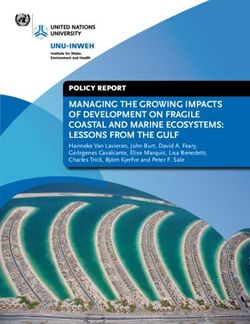 MANAGING THE GROWING IMPACTS OF DEVELOPMENT ON FRAGILE COASTAL AND MARINE ECOSYSTEMS: LESSONS FROM THE GULF